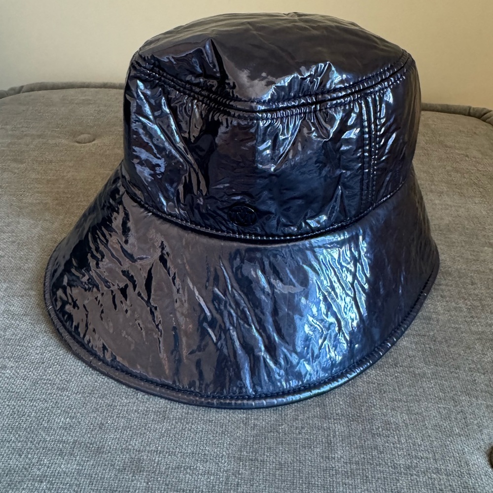 Maison Michel blue padded mirror bucket hat size S